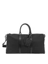 Kiton Nylon Duffle Bag With Leather Inserts