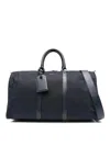 Kiton Duffle Bag In Blue