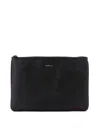 Kiton Nylon Clutch With Metal Logo