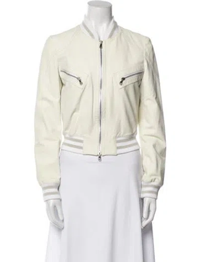 Pre-owned Kiton Bomber Jacket In Yellow