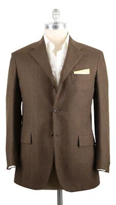 Pre-owned Kiton Brown Sportcoat 44/54