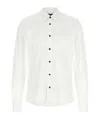 Kiton Buba Shirt Long Sleeves Chest Pocket In White