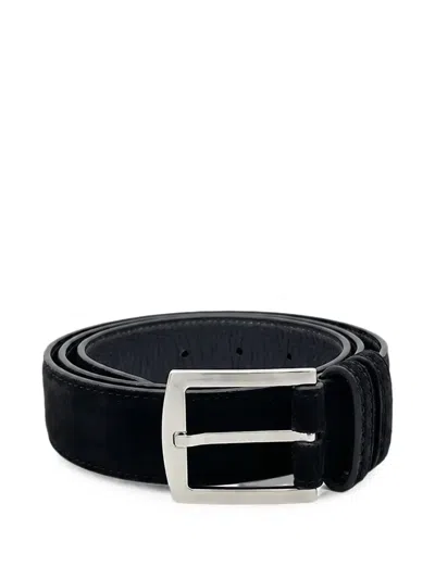 Kiton Buckle-fastening Belt In Brown