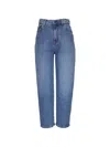 Kiton Button-fastening Jeans In Blue