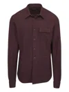 Kiton Button-fastening Patch-pocket Shirt Jacket In Brown