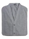 Kiton Button-front Wool Cardigan In Gray