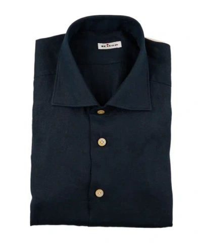 Kiton Casual Button-up Shirt In Green
