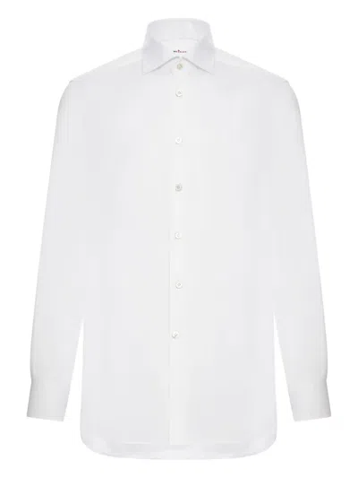 Kiton Cotton Shirt In White