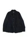Kiton Button-fastening Flap-pockets Jacket In Black