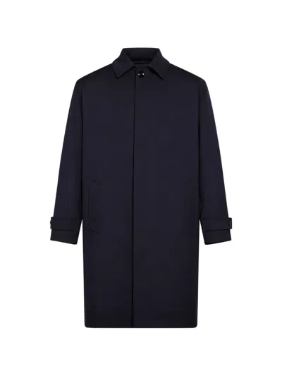 Kiton Button-fastening Single-breasted Coat In Multi
