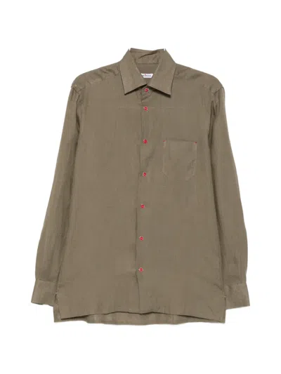 Kiton Button-up Shirt In Green