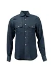 Kiton Collared Shirt With Pockets And Long Sleeves