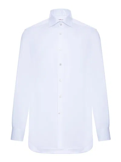 Kiton Cotton Shirt In White