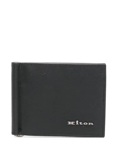 Kiton Card Holder In Black