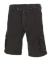 Kiton Cargo-pocket Button Shorts In Black