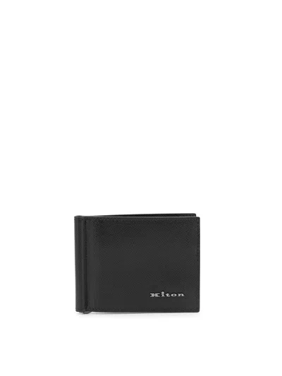 KITON CARTERAS Y MONEDEROS - NEGRO