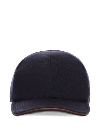 KITON CASHMERE BASEBALL HAT