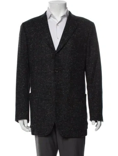 Pre-owned Kiton Cashmere Blazer In Black