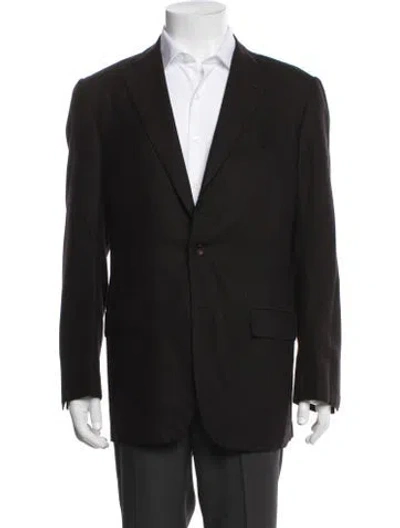 Pre-owned Kiton Cashmere Blazer In Black