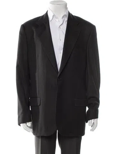 Pre-owned Kiton Cashmere Blazer In Gray