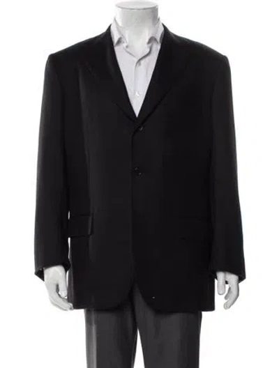 Pre-owned Kiton Cashmere Blazer In Gray