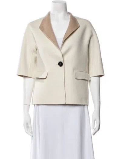 Pre-owned Kiton Cashmere Blazer In Neutrals
