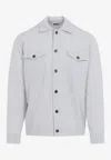 Kiton Stylish Jacket Featuring Chest Pockets And Long Sleeves In Gray
