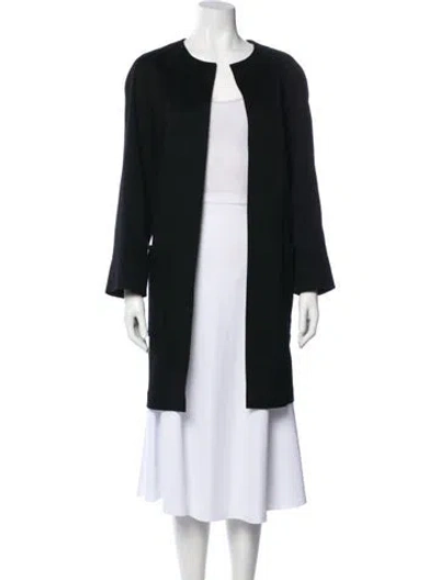 Pre-owned Kiton Cashmere Coat In Black