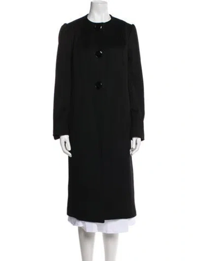 Pre-owned Kiton Cashmere Coat In Black