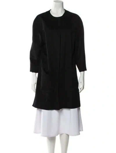 Pre-owned Kiton Cashmere Coat In Black