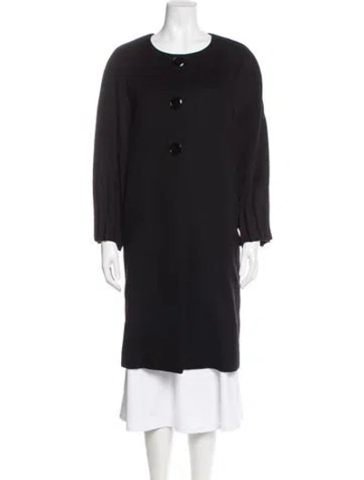 Pre-owned Kiton Cashmere Coat In Black