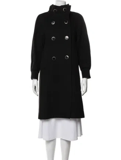 Pre-owned Kiton Cashmere Coat In Black