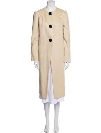 Pre-owned Kiton Cashmere Coat In Neutral