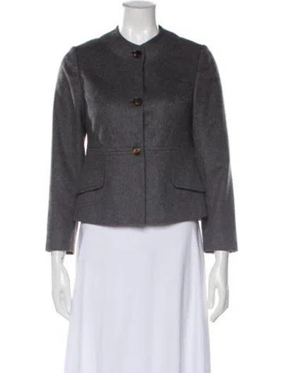Pre-owned Kiton Cashmere Evening Jacket In Gray