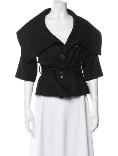 Pre-owned Kiton Cashmere Jacket In Black