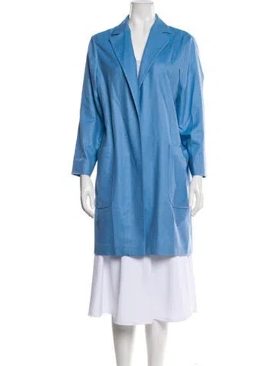 Pre-owned Kiton Cashmere Jacket In Blue