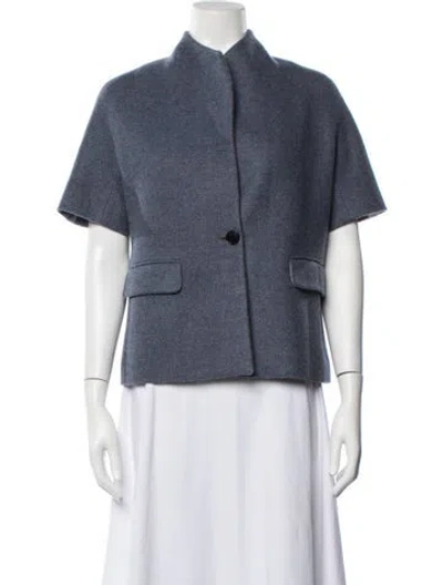 Pre-owned Kiton Cashmere Jacket In Blue