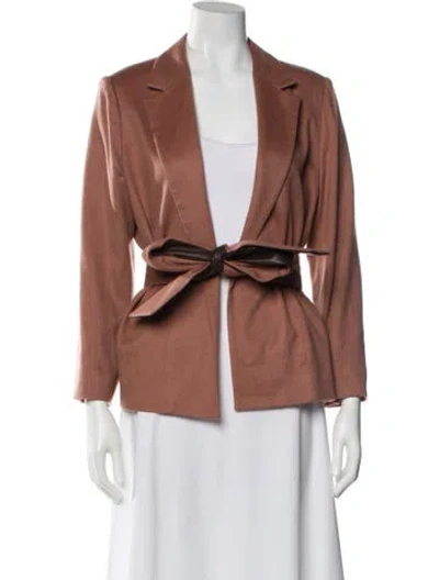 Pre-owned Kiton Cashmere Jacket In Brown