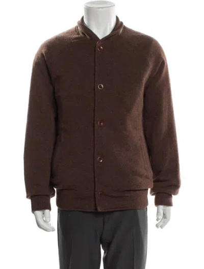 Pre-owned Kiton Cashmere Jacket In Brown