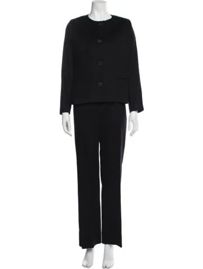 Pre-owned Kiton Cashmere Pantsuit In Black