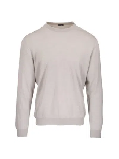 Kiton Cashmere Sweater In Gray