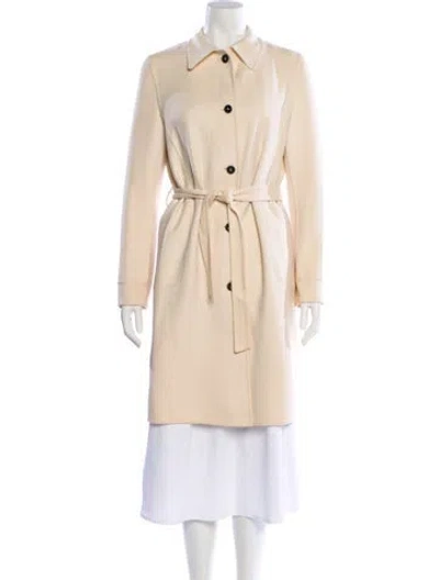 Pre-owned Kiton Cashmere Trench Coat In Neutrals