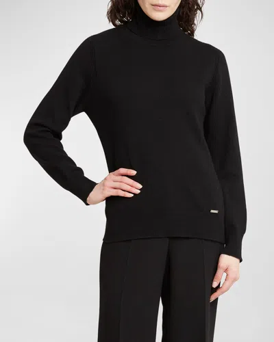 Kiton Cashmere Sweater In Black