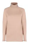 Kiton Ribbed Cashmere Turtleneck Sweater With Long Sleeves