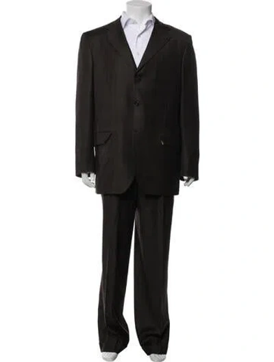 Pre-owned Kiton Cashmere Two-piece Suit In Brown