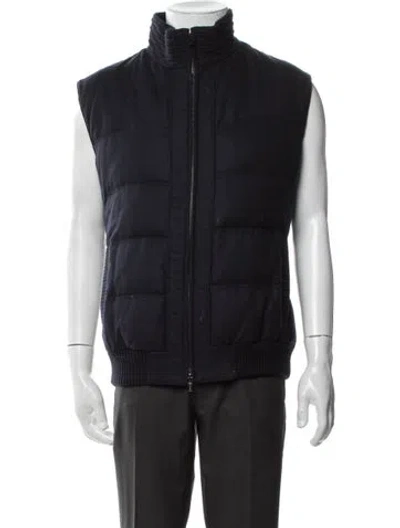 Pre-owned Kiton Cashmere Vest In Black