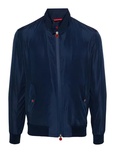 Kiton Casual Jacket In Blue