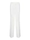 Kiton Straight Trousers With Belt Loops And Pockets In White