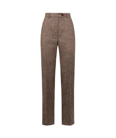 KITON CHECKED TROUSERS