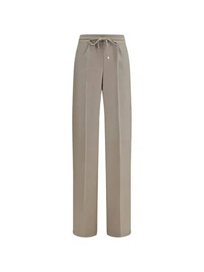 KITON CHECK-PATTERN DRAWSTRING TROUSERS